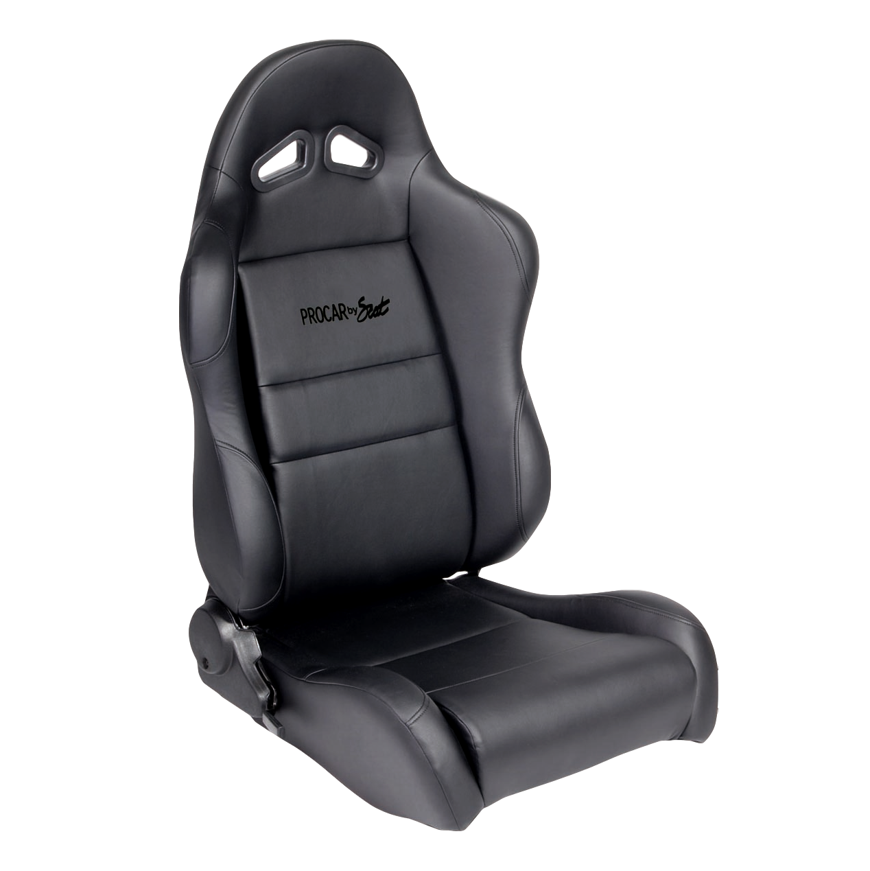 ProCar by Scat 80-1000-51LS Black Vinyl Racing Rally Smooth Back Recliner Left Seat 