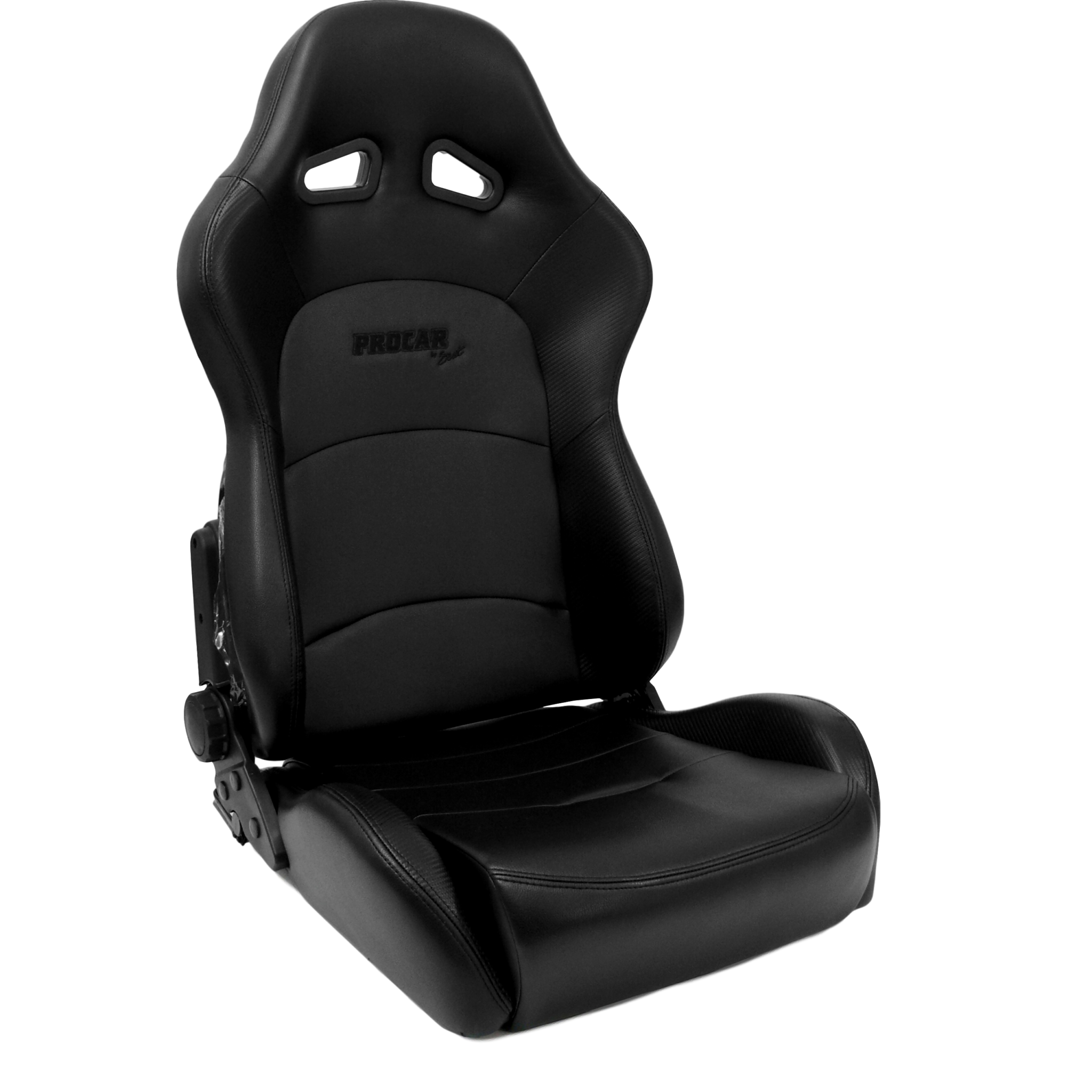 ProCar by Scat 80-1615-51 Black Vinyl Racing Sportsman Pro Recliner Common Seat 