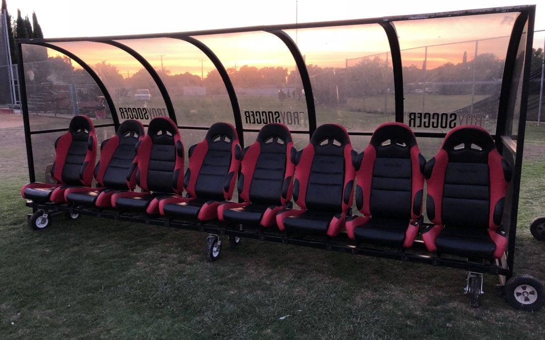 Procar Seats Used for Girls’ Soccer Team Bench