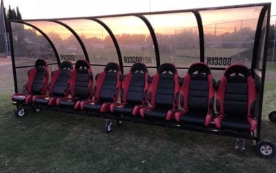 Procar Seats Used for Girl’s Soccer Team Bench
