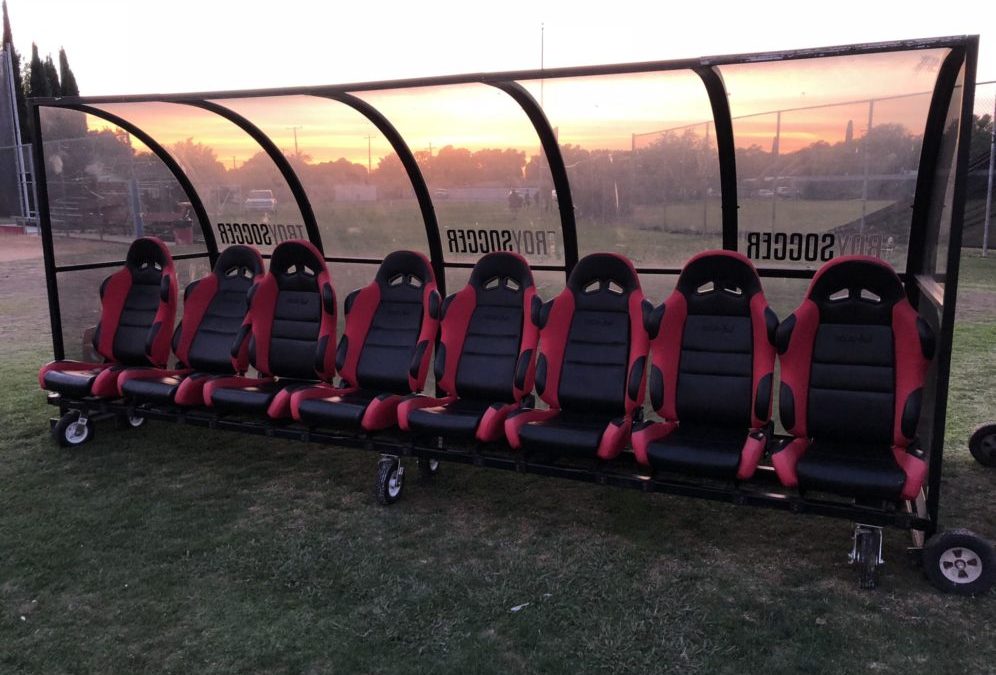 Procar Seats Used for Girls’ Soccer Team Bench